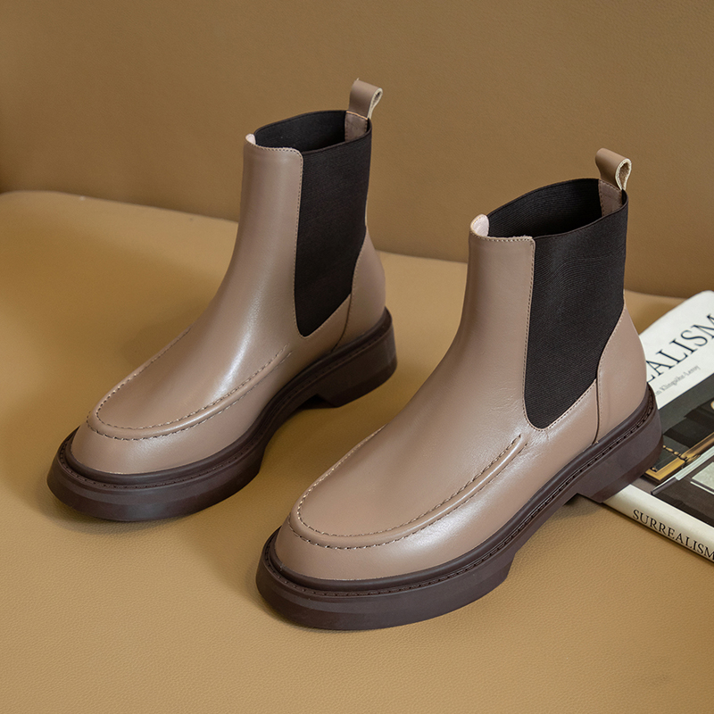 Sıcak hakiki deri kadın botlar - Women'S Shoes Chelsea incelemesi ve fiyatı