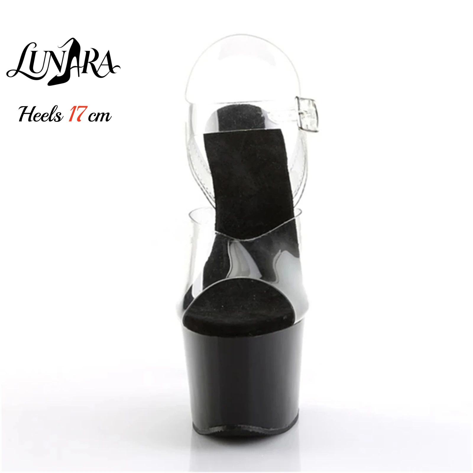 17cm/7 İnç Şeffaf Topuklu Plat - Clear Strap Heel incelemesi ve fiyatı