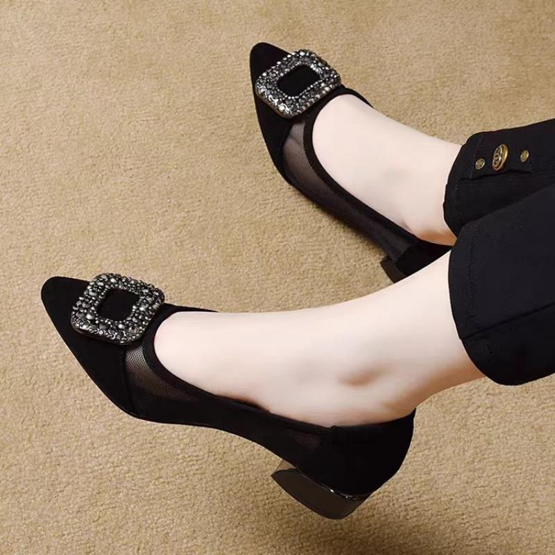 Zarif Sivri Burunlu Fileli Blo - Women Shoes Model incelemesi ve fiyatı