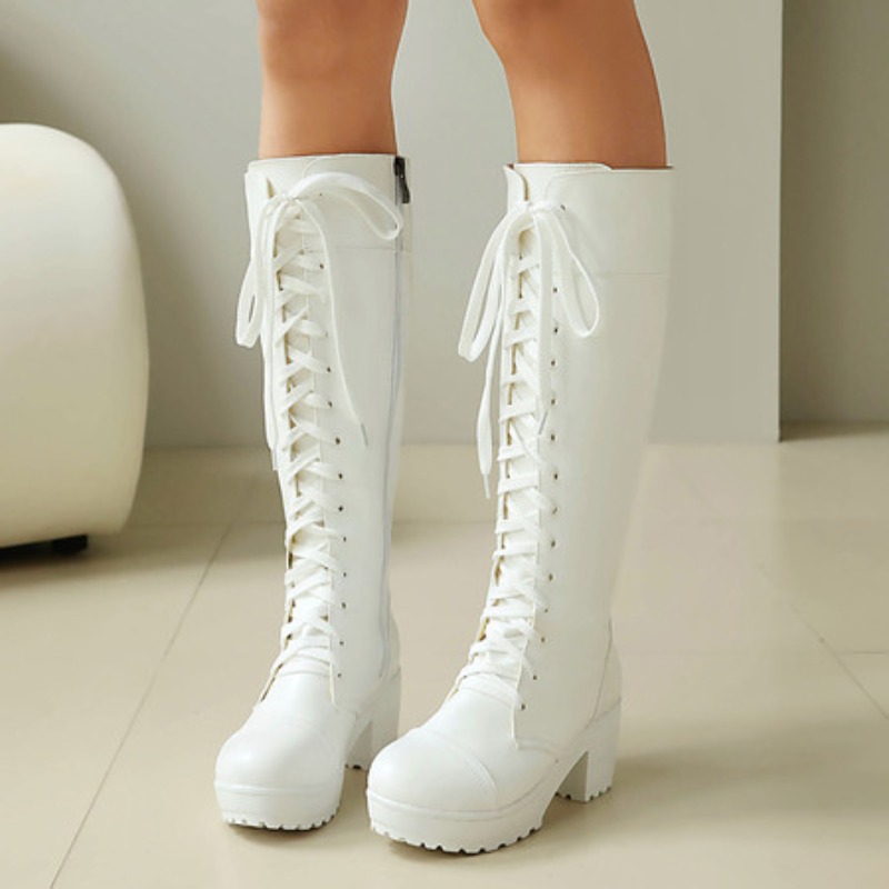 Bayan Diz Yüksekliği Bağcıklı  - Zip Up Boots Short incelemesi ve fiyatı